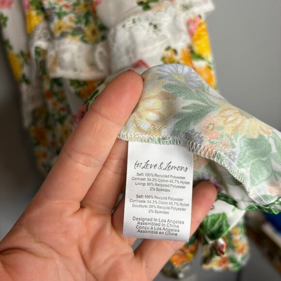 For Love & Lemons Rosalyn Mini Dress - Picture 6 of 11